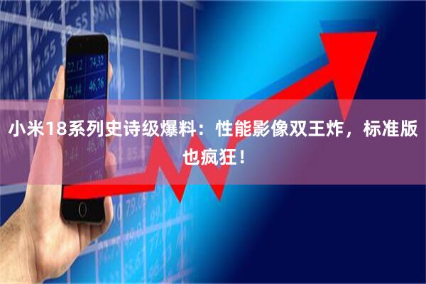 小米18系列史诗级爆料：性能影像双王炸，标准版也疯狂！