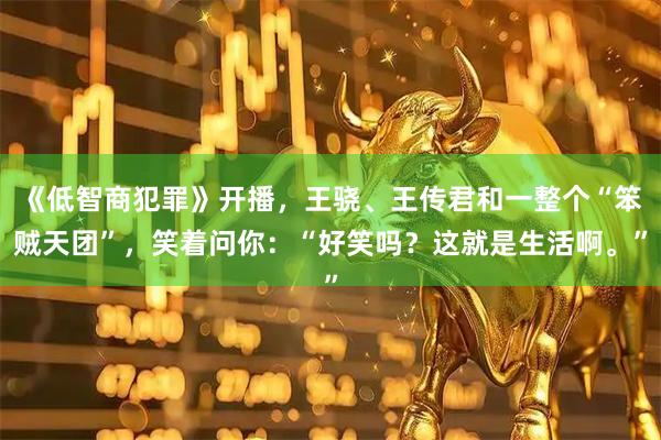 《低智商犯罪》开播，王骁、王传君和一整个“笨贼天团”，笑着问你：“好笑吗？这就是生活啊。”